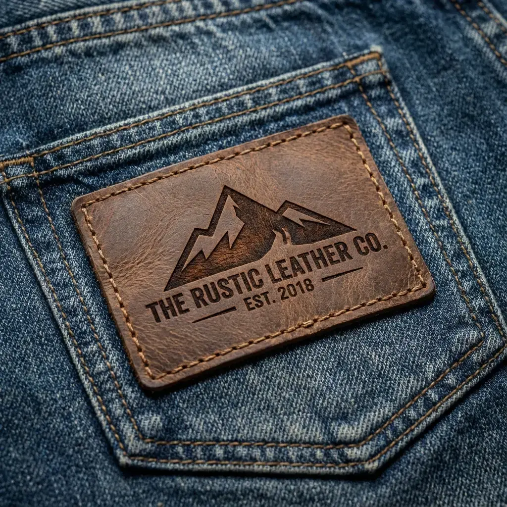 Engraved Leather Patch